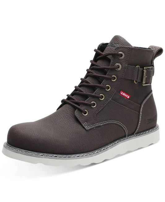 Levi's Men's Cobalt SF Tumbled Ul Lace Up Ankle Sneaker Boots  Color Brown Size 12M