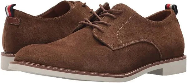 Tommy Hilfiger Men's Garson Oxford  Color Medium Brown Suede Size 10.5M