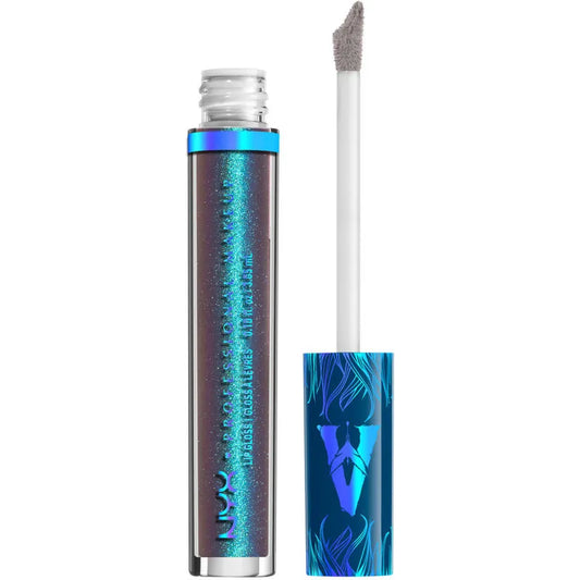 NYX Professional Makeup Avatar Il-uminate Bioluminescent Lip Gloss  Shimmering Waters Blue