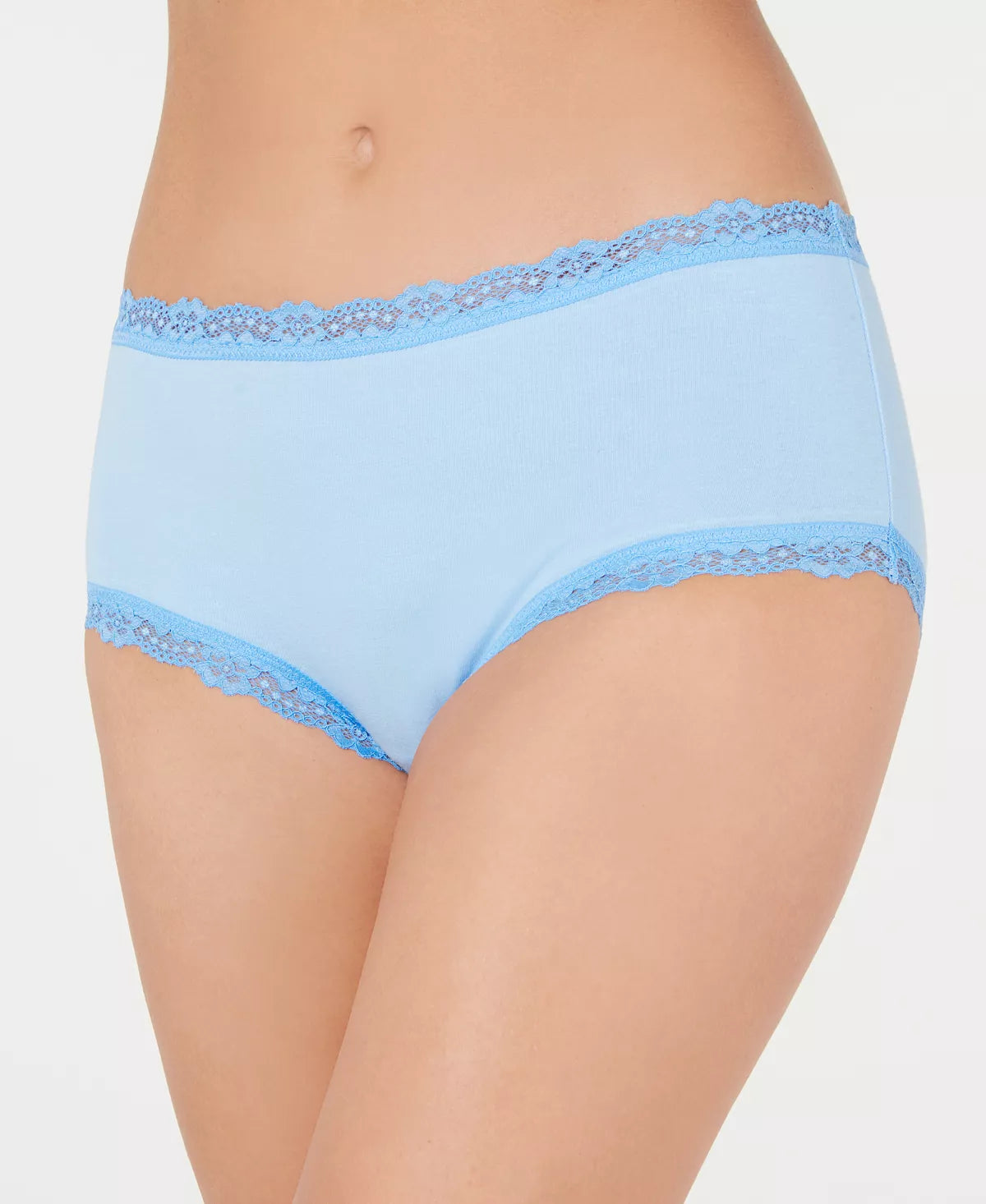 JENNI Women’s Lace Trim Hipster Panties  Color Blue Infinity Size 3XL