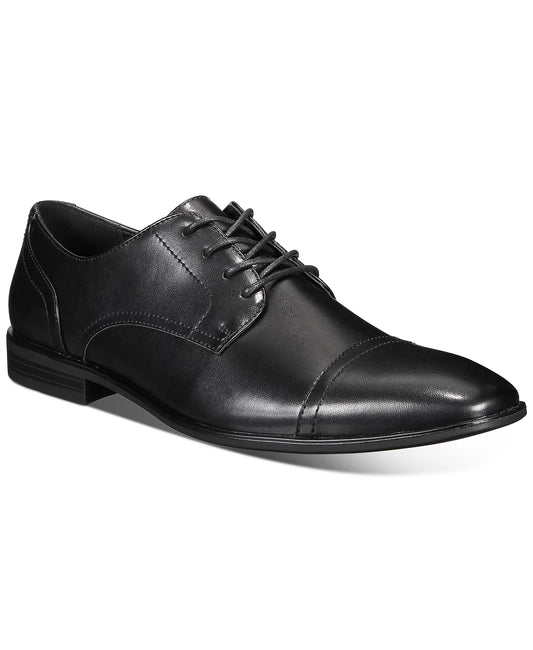 Alfani Men's Quincy Cap-Toe Lace-Up Shoes  Color Black Size 12M