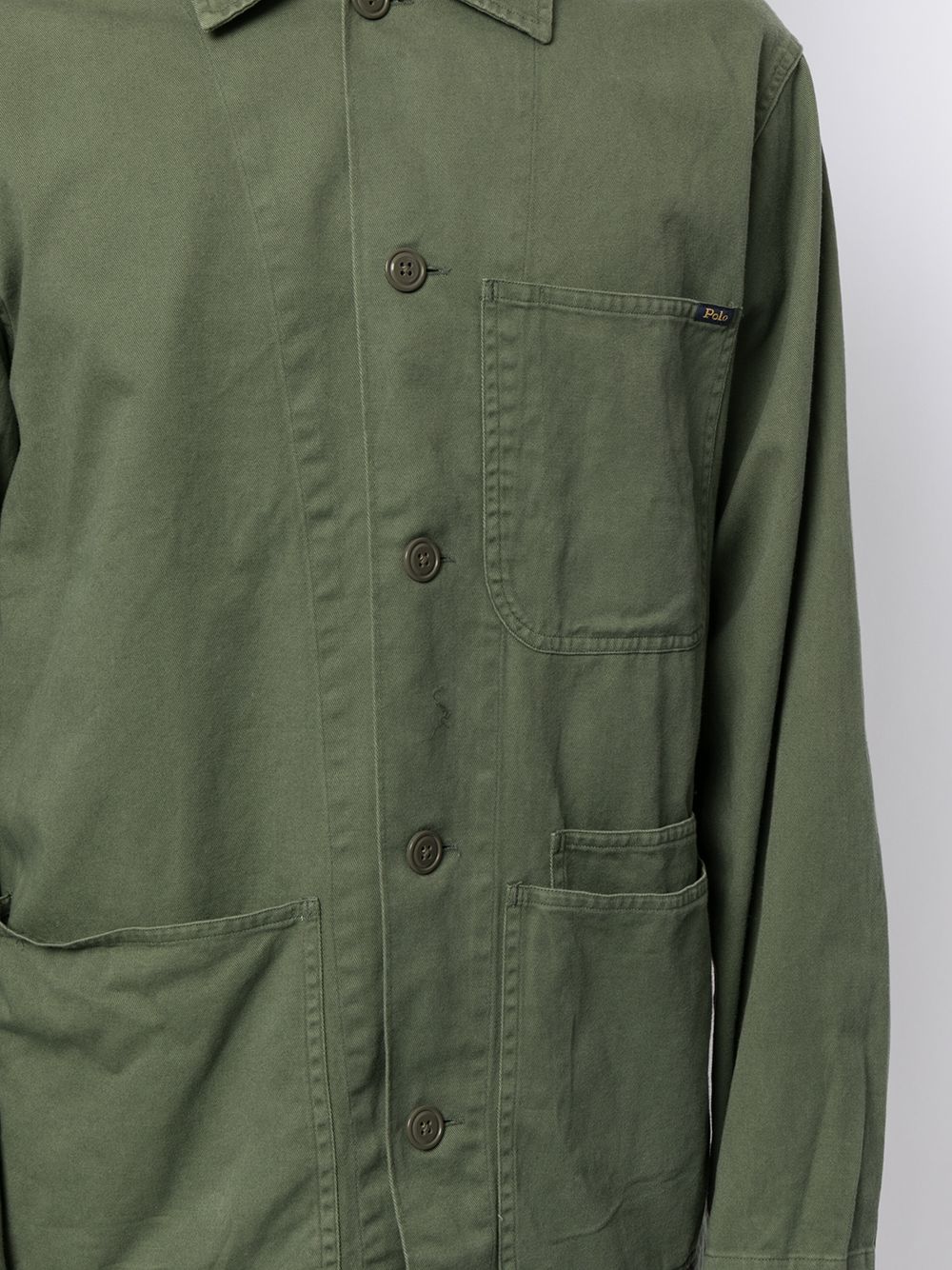 NEW Polo Ralph Lauren selling Men's Twill Utility Overshirt Shacket Army Green