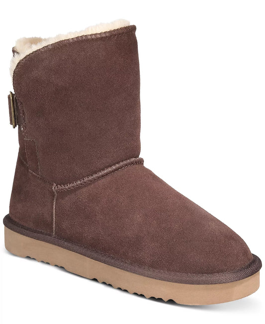 Style & Co Teenyy Cold-Weather Booties  Color Chocolate Size 5M