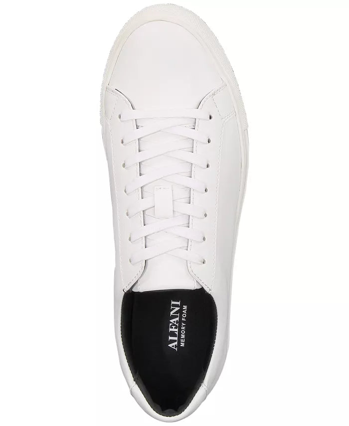 ALFANI Men's Grayson Lace-Up Sneakers  COLOR WHITE Size 10M