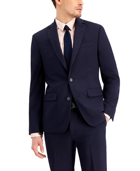 INC International Concepts Men's Slim-Fit Solid Suit Jacket  Color Timeless Navy Combo Size XXL