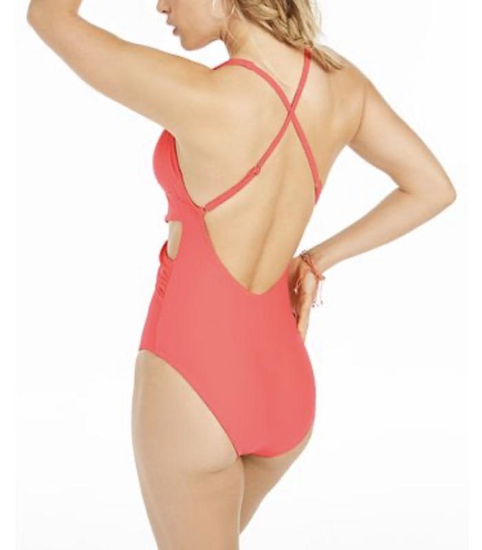 Bar III Wrap-Around One-Piece Swimsuit