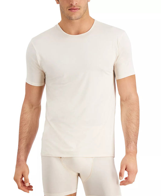 ALFANI Men's Air Mesh Undershirt  Color Fair Size L