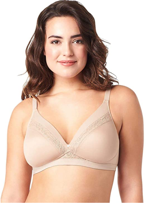 Olga Women's Plus-Size Cloud 9 Wire Free Triangle Bra  Size 44D