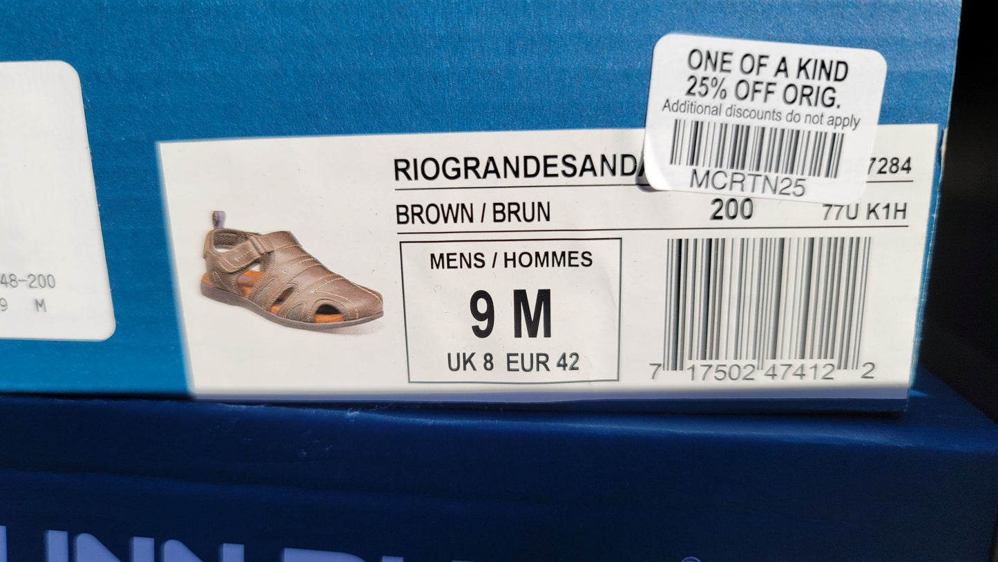 Nunn Bush Mens Rio Grande Fisherman Sandal Size: 9M Color: Brown