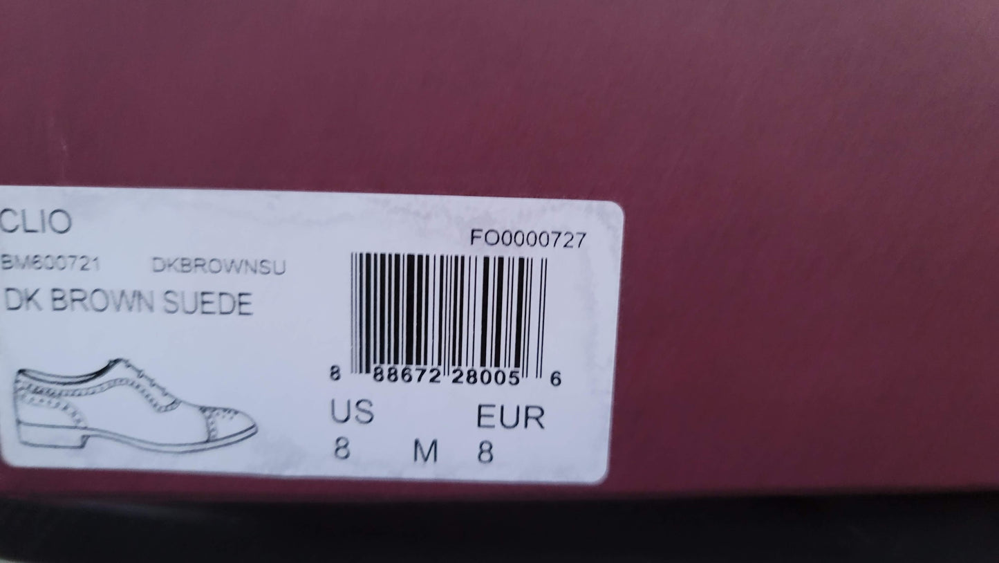 Bruno Magli Clio Oxfords Shoes  Color Brown Size 8M