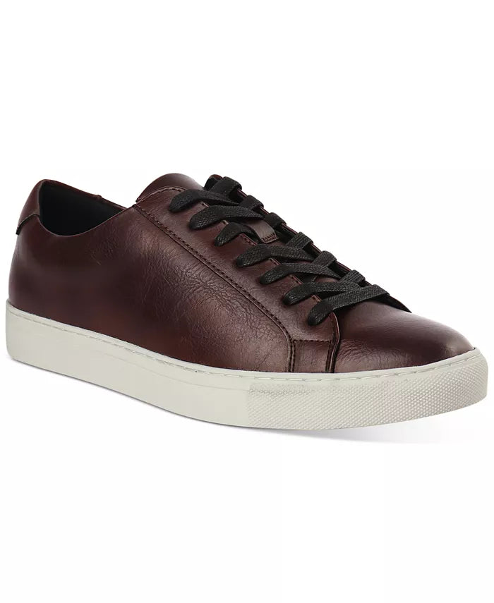 ALFANI Men's Grayson Lace-Up Sneakers  Color Chocolate Size 10M