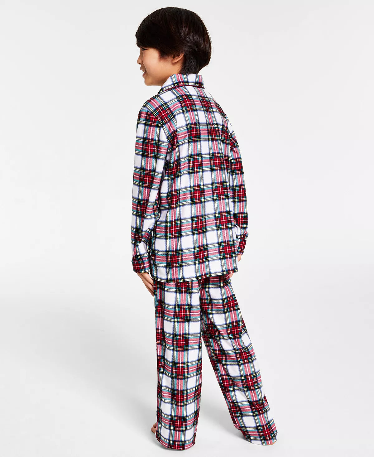 FAMILY PAJAMAS Matching Kids Stewart Plaid Pajama Set  Color STEWART PLAID Size 8