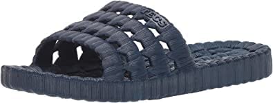 Tecs Womens PVC Lightweight Relax Water Sandals  Color Navy Size 6M