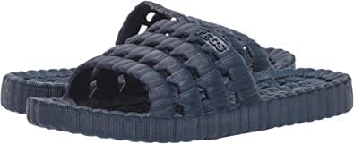Tecs Womens PVC Lightweight Relax Water Sandals  Color Navy Size 6M