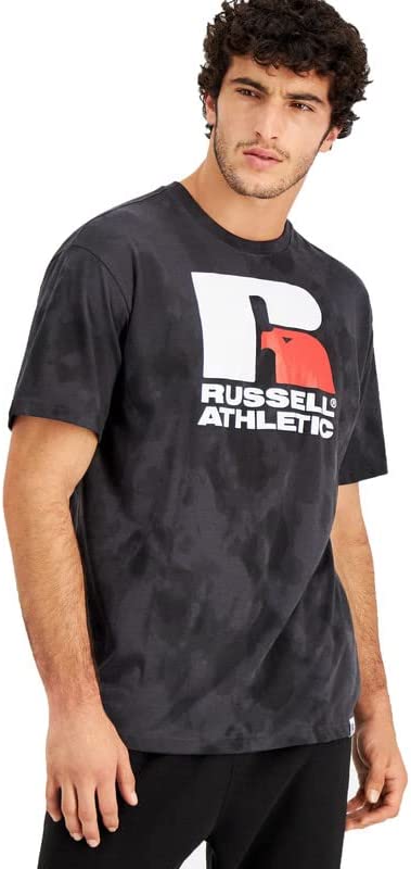 Russell Athletic Men's Victory Tie-Dyed T-Shirt  Color Black Size S