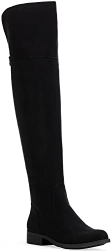 Sun + Stone Womens Allicce Over-The-Knee Boots  Color Black Size 7.5M Wide Calf