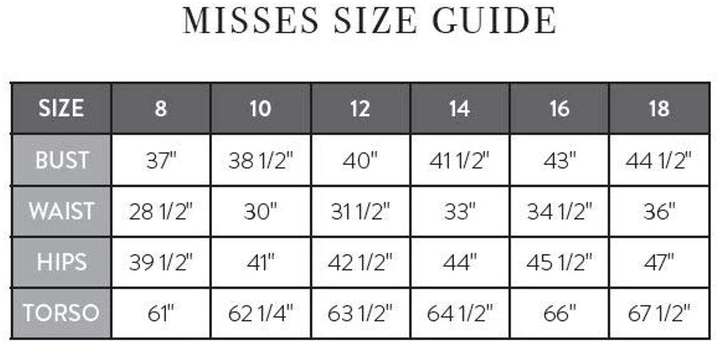 Miraclesuit Women’s Rock Solid Love Knot Underwire One Piece Swimsuit w/ Adjustable Straps and V-Neckline