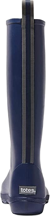 totes Women's Cirrus Claire Tall Rain Boots  Color Navy Blue Size 8