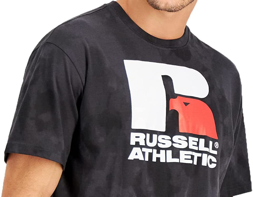 Russell Athletic Men's Victory Tie-Dyed T-Shirt  Color Black Size S