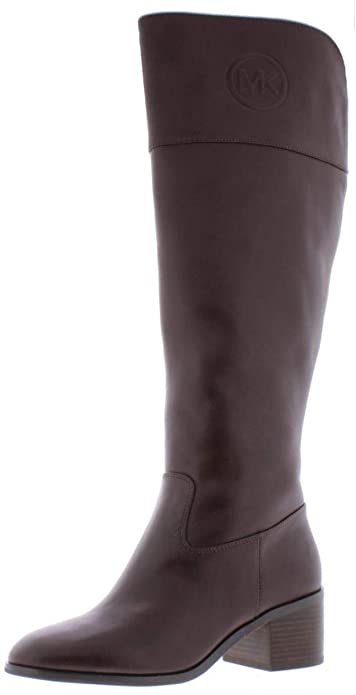 Michael Michael Kors Womens Dylyn Leather Knee High Riding Boots  Size: 6M