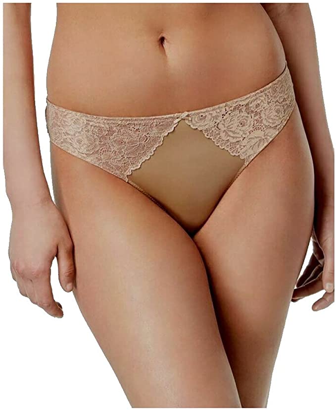 INC International Concepts Women's Lace-Trim Thong