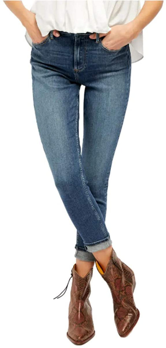 Free People Women's Feel Alright Skinny Jeans  OB1075902 Size 25