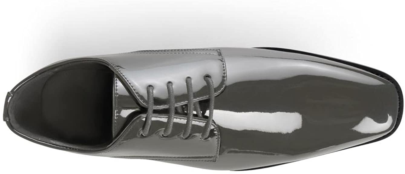 Vance Co. Men's Cole Plain Toe Oxford  Color Gray Size 10M