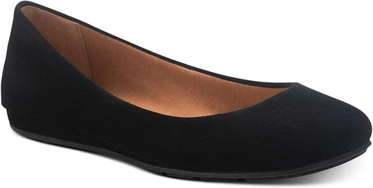 Sun Stone Eliana Flats  Color Black Micro Size 9.5W