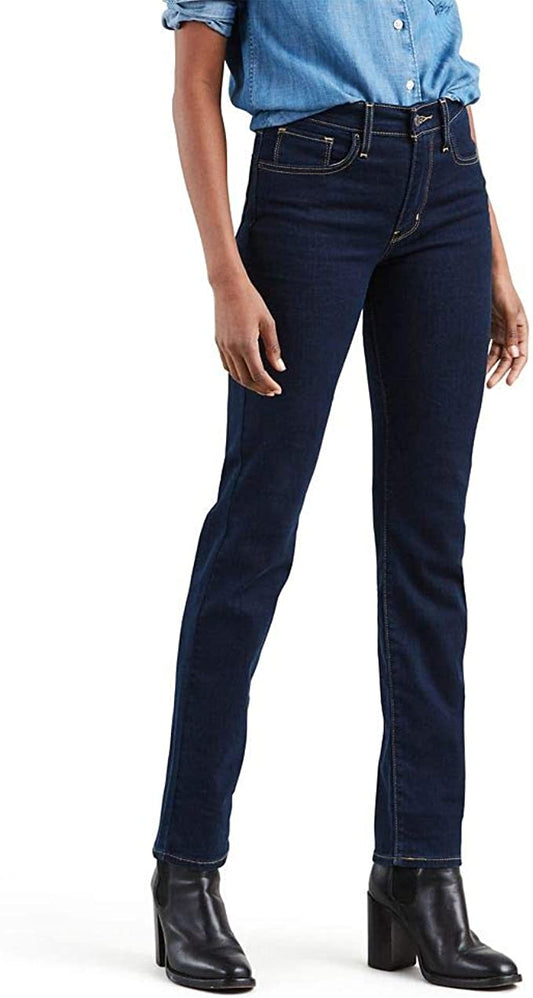 Levi's Women's 724 High Rise Straight Jeans  Color Cast Shadows (Waterless) Size 31