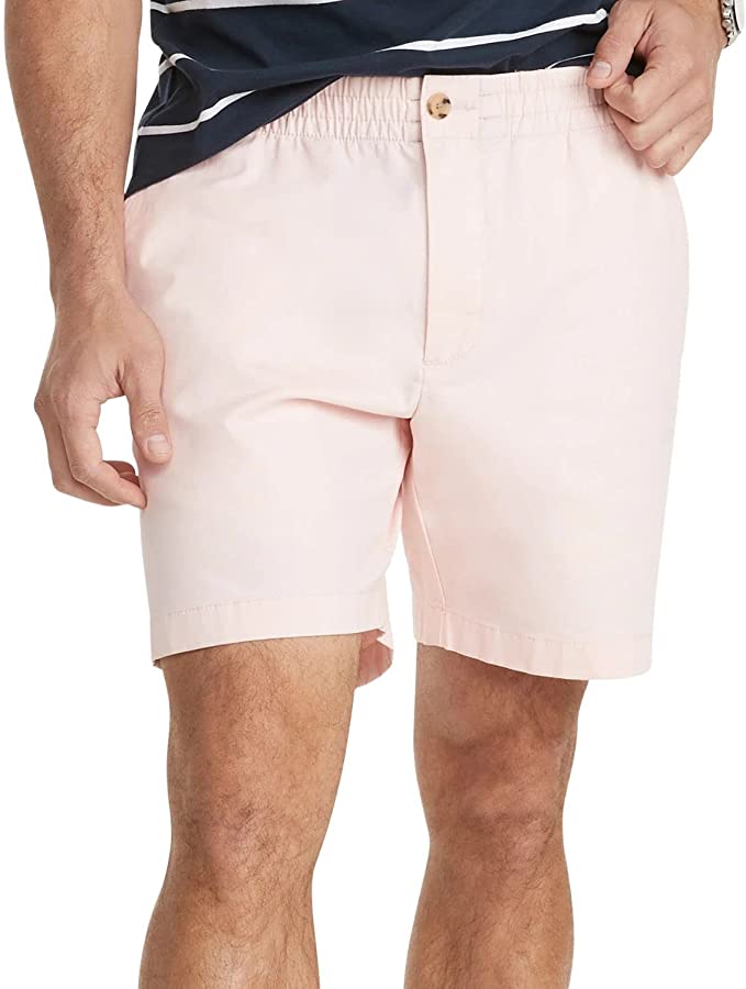 Tommy Hilfiger Men's Stretch Waistband Shorts  Color Barely Pink Size XL