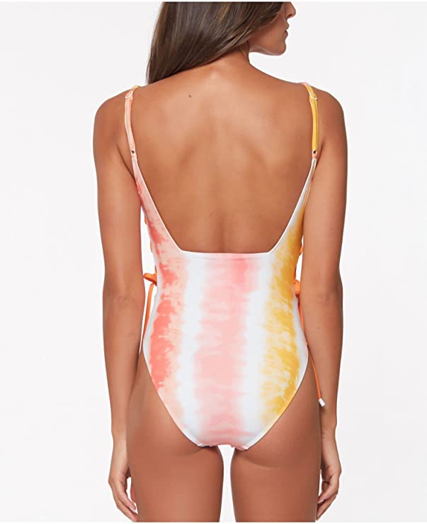 Sanctuary Tie Dye Stretch One Piece Swimsuit  Multicolor Size L