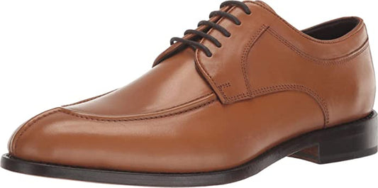 Anthony Veer  Wallace Men’s Oxford Lace-up Split-Toe Dress Shoe  Color Tan Size 8.5D