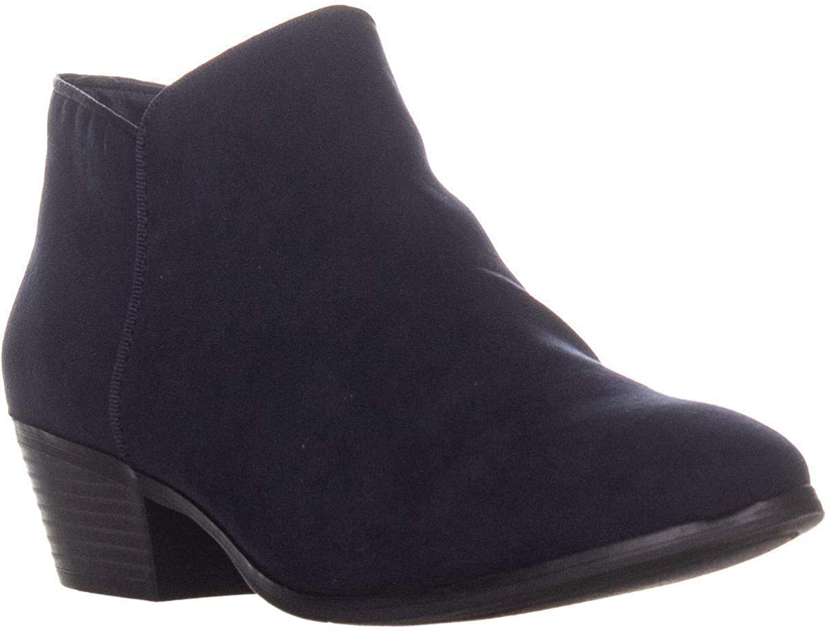 Style & Co Wileyy Ankle Booties  Color Navy Size 8W