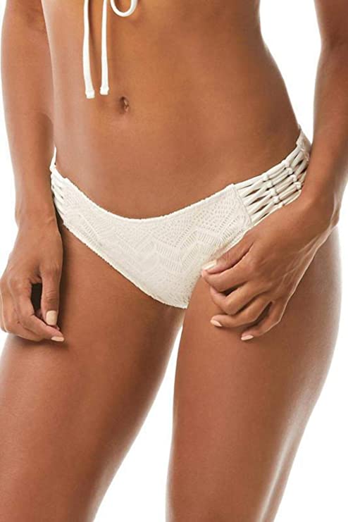 Vince Camuto Crochet Bikini Bottoms  Color Ivory Size L