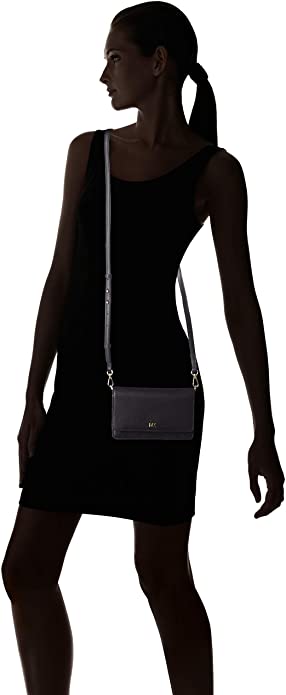 MICHAEL Michael Kors Phone Crossbody Black/Gold One Size