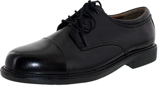 Dockers Men’s Gordon Leather Oxford Dress Shoe  Color: Black Size 10W