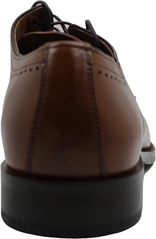 Johnston & Murphy Men's Sanborn Cap-Toe Lace-Up  Color Tan Size 10M