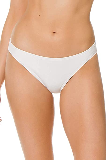 Michael Kors Classic Solid Hipster Bikini Bottoms  Color White Size XL