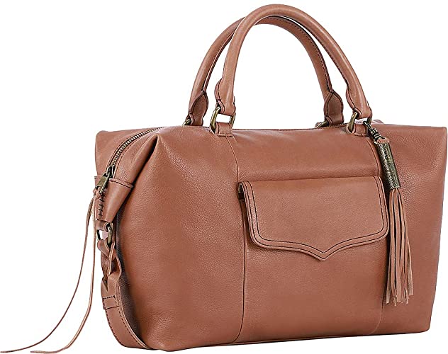 The Sak Sierra Leather Convertible Satchel Tobacco One Size