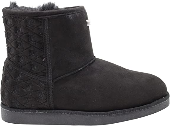 Juicy Couture Women's Lace Up Fall Fashion Boots  Color Kave Black Size 6M