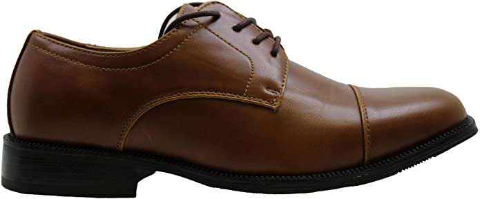 Alfani Men’s Adam Lace Up Dress Oxford Shoes  Color Tan Size 8.5M