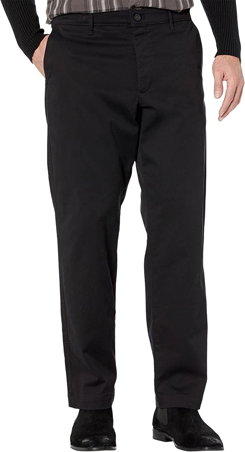 Calvin Klein Men's Straight-Fit Stretch Chino Pants  Color Black Beauty W30xL30