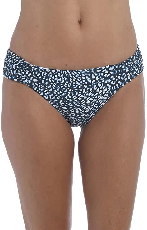 La Blanca Standard Hipster Swimsuit Bottoms  Color Indigo/Animal Instinct Size 12