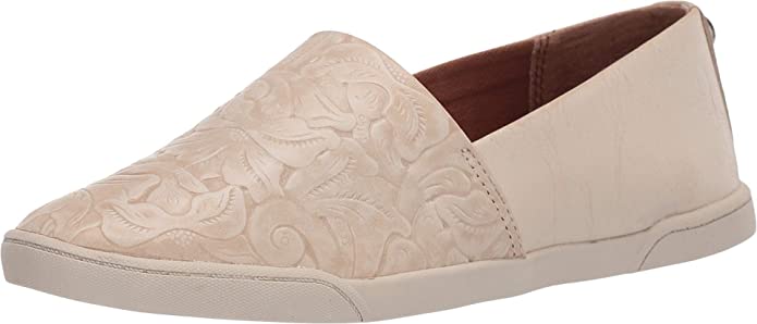 Patricia Nash Lola Leather Slip-On Shoe  Color Ivory Size 7M