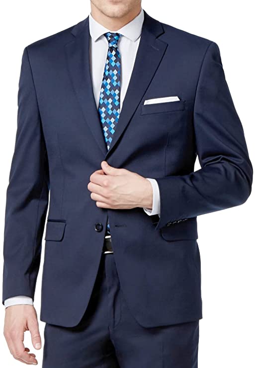 Alfani Men’s Slim Fit Notch Lapel Two-Button Blazer  Style TNSY1QHZlue3