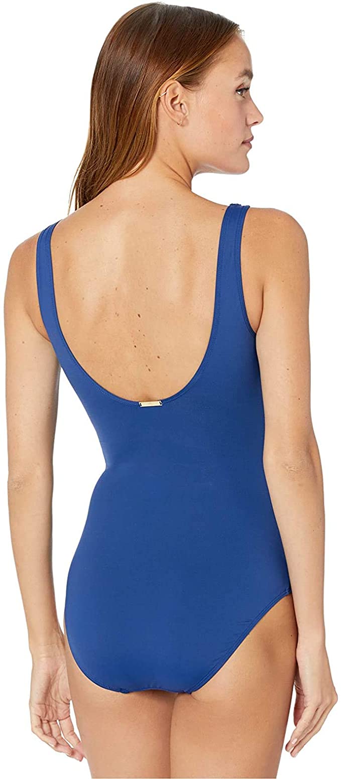 Lauren Ralph Lauren Tummy-Control Ruffled One-Piece Swimsuit