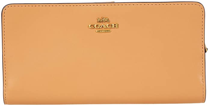 COACH Smooth Leather Skinny Wallet