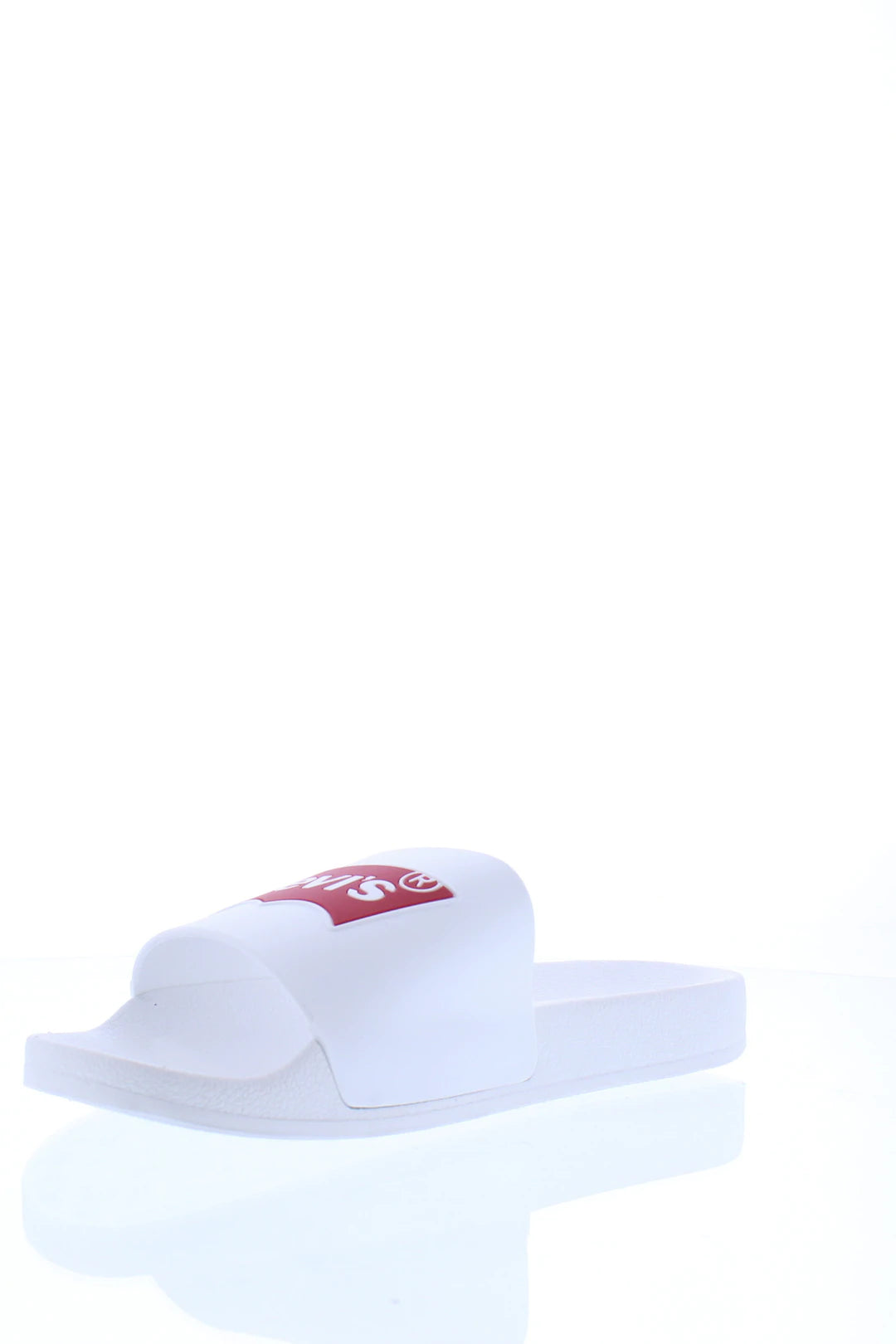 Levi's Men's Batwing 2 Slide  Color: White/Red Size 7.5M