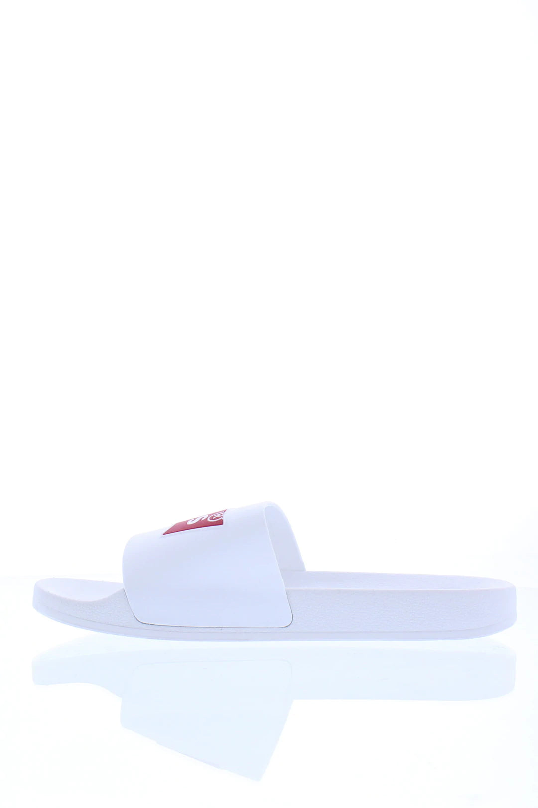 Levi's Men's Batwing 2 Slide  Color: White/Red Size 7.5M