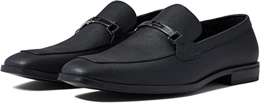 GUESS Men's Hinn Oxford Loafer  Color Black Saffiano Size 11M